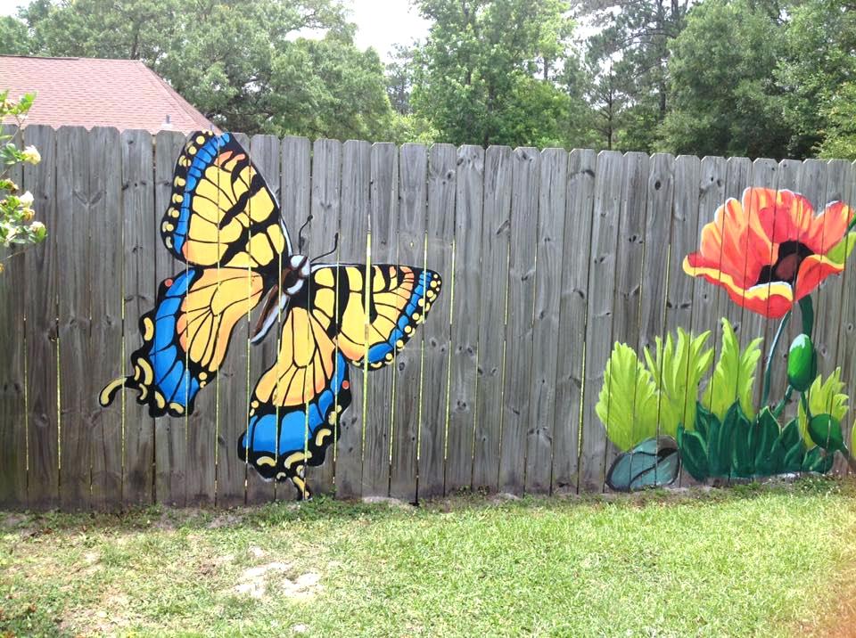 960x716 Art Artist Painting Broken Fence View Thatsmycity.co - Fence Art Painting