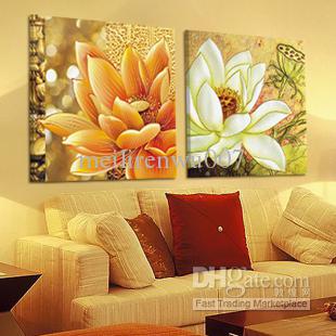 310x310 2018 Handicraft Abstract Feng Shui Painting Lotus Painting No - Feng Shui Painting