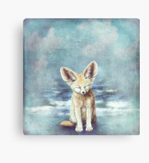 210x230 Fennec Fox Painting Amp Mixed Media Canvas Prints Redbubble - Fennec Fox Painting