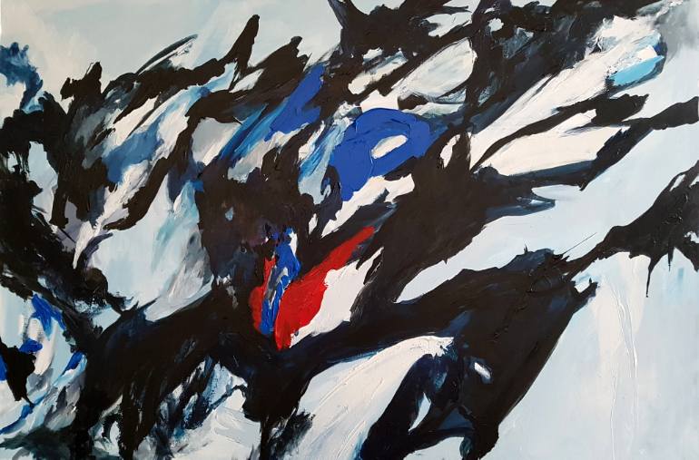 770x507 Saatchi Art Fenrir Painting By Manuel Flores - Fenrir Painting