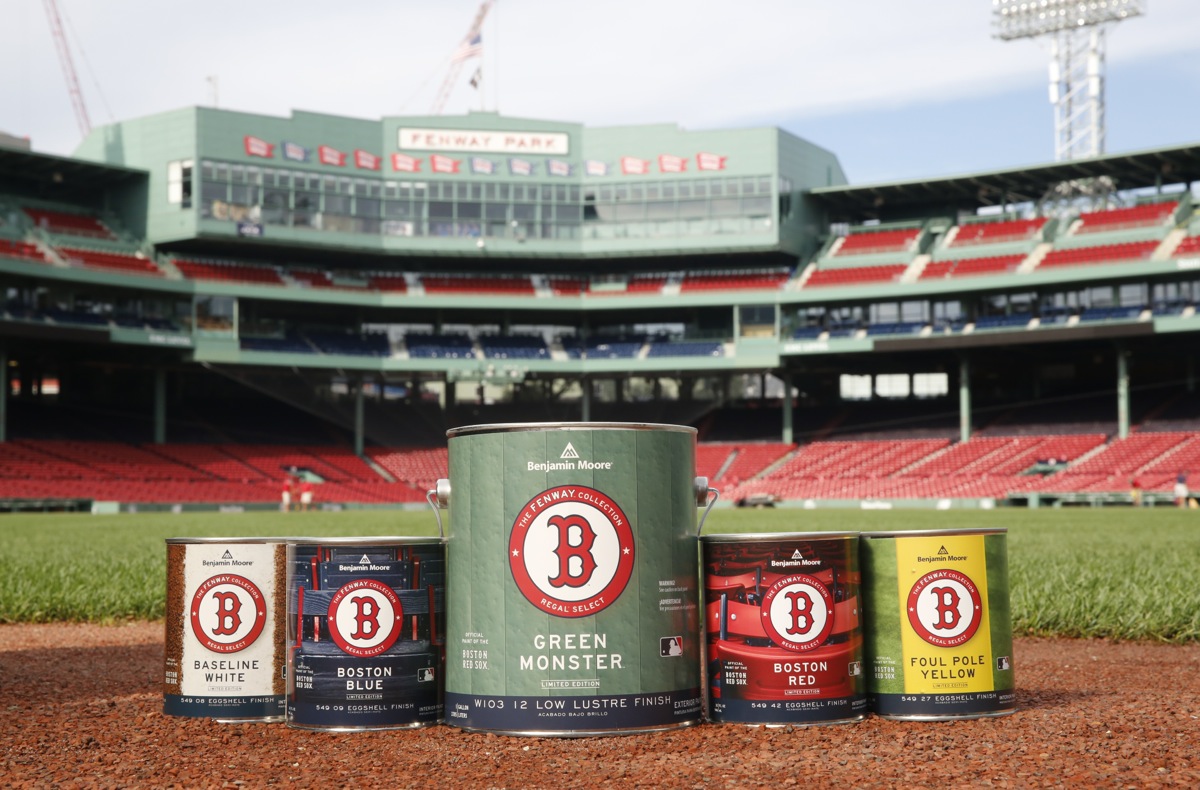 1200x790 Benjamin Moore Fenway Collection Brings Fenway Home - Fenway Park Painting