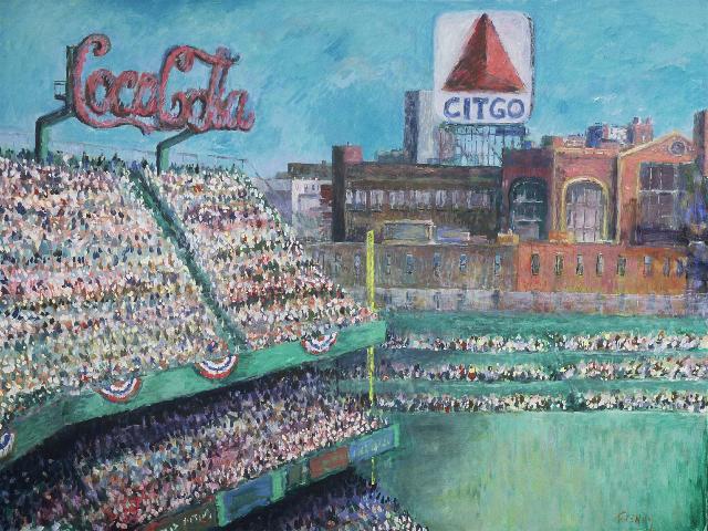 640x480 Fenway Park Paintings Loretta Feeney - Fenway Park Painting