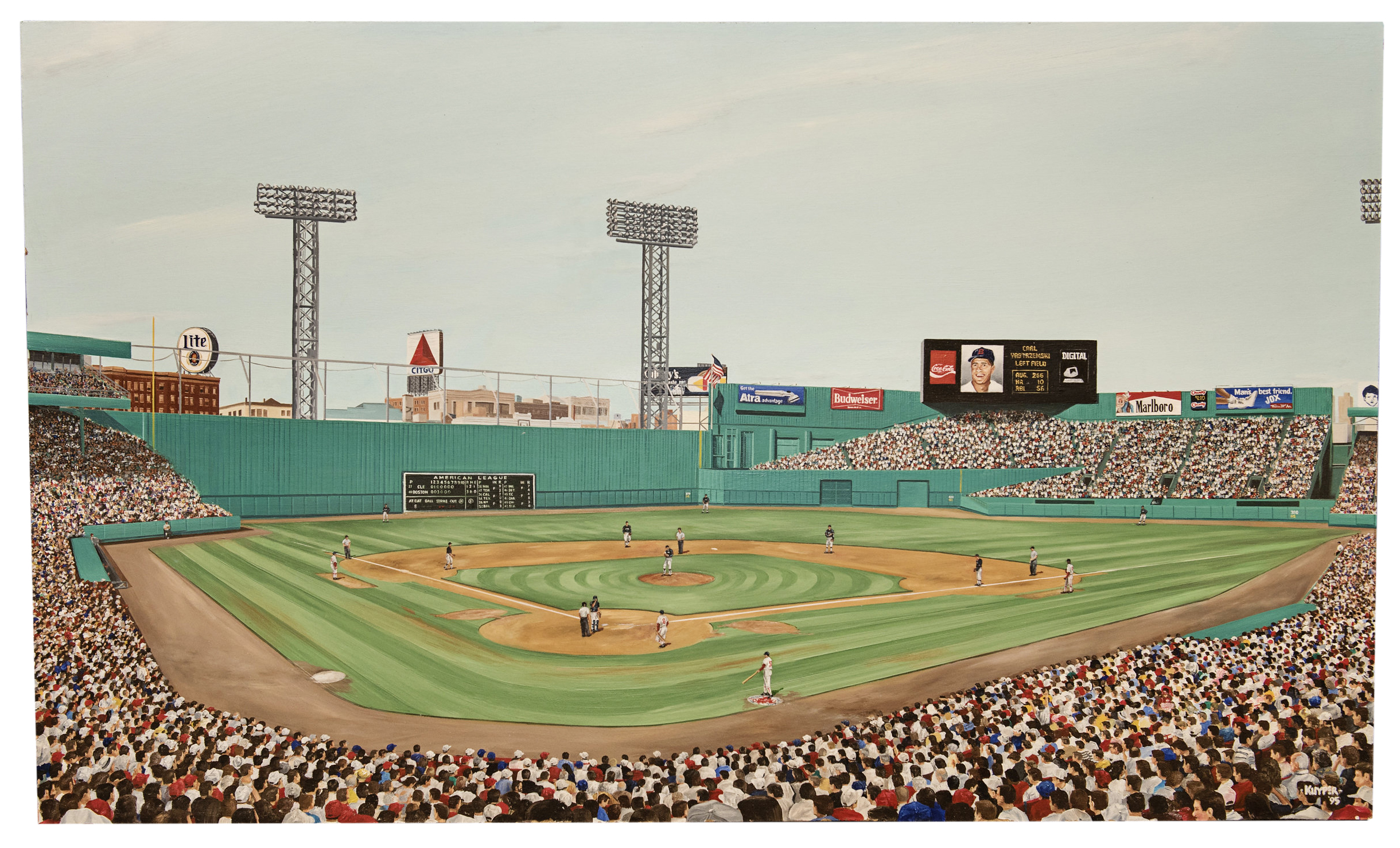 2440x1478 Lot Detail - Fenway Park Painting