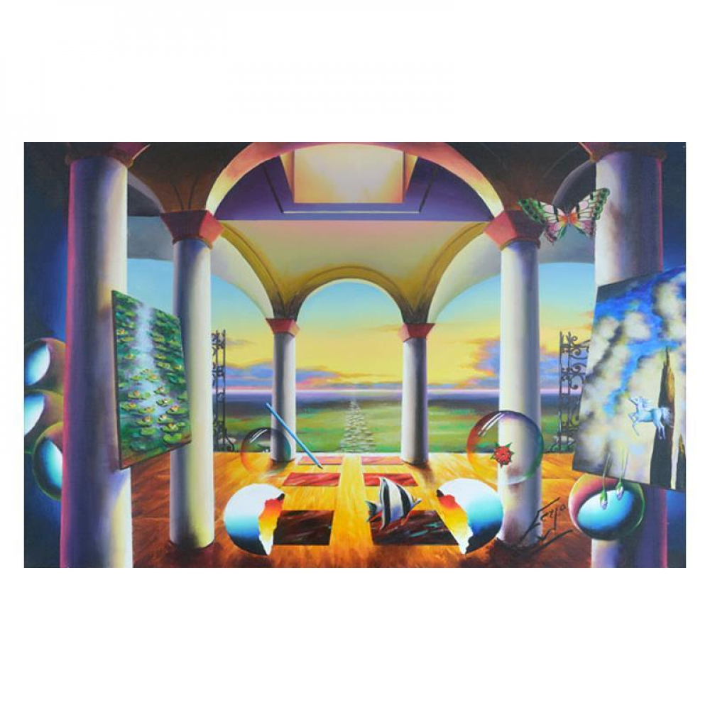 1000x1000 Online Sports Memorabilia Auction Pristine Auction - Ferjo Original Painting