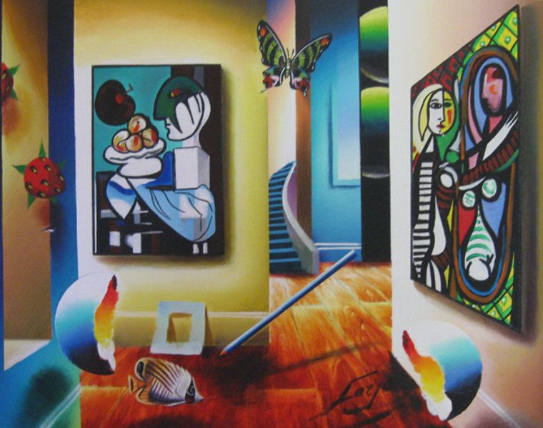 760x600 Original Painting Abstract Visions By (Fernando De Jesus - Ferjo Original Painting