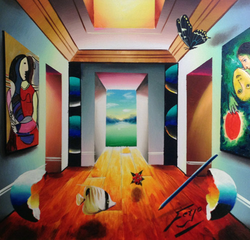 500x480 Bittan Fine Art Ferjo - Ferjo Original Painting