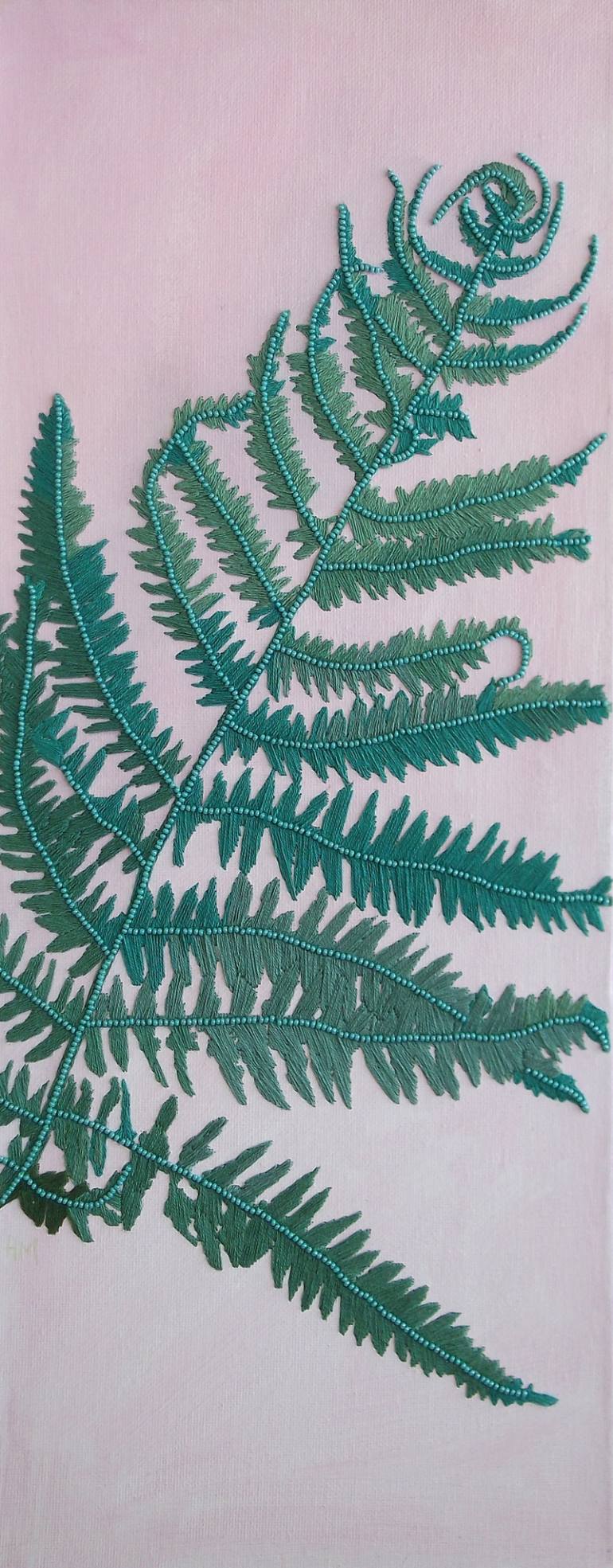770x1969 Saatchi Art Fern Painting By Hayley Mallett - Fern Painting