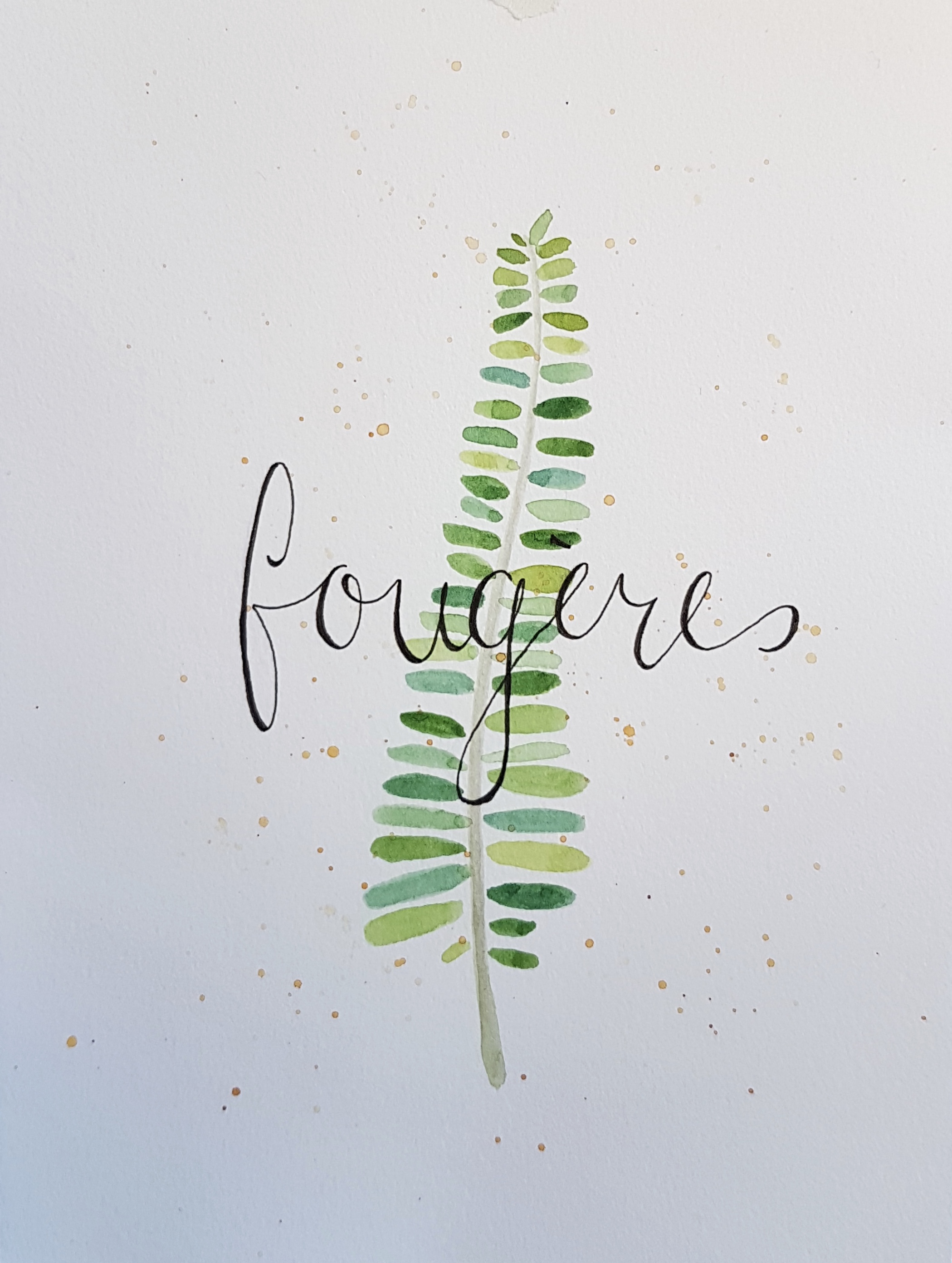 2099x2782 Fern Painting - Fern Painting