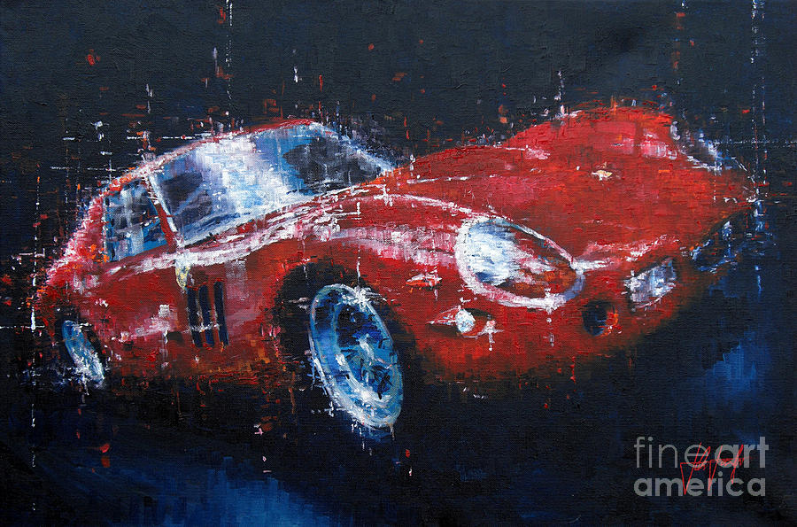 Ferrari Painting at PaintingValley.com | Explore collection of Ferrari ...