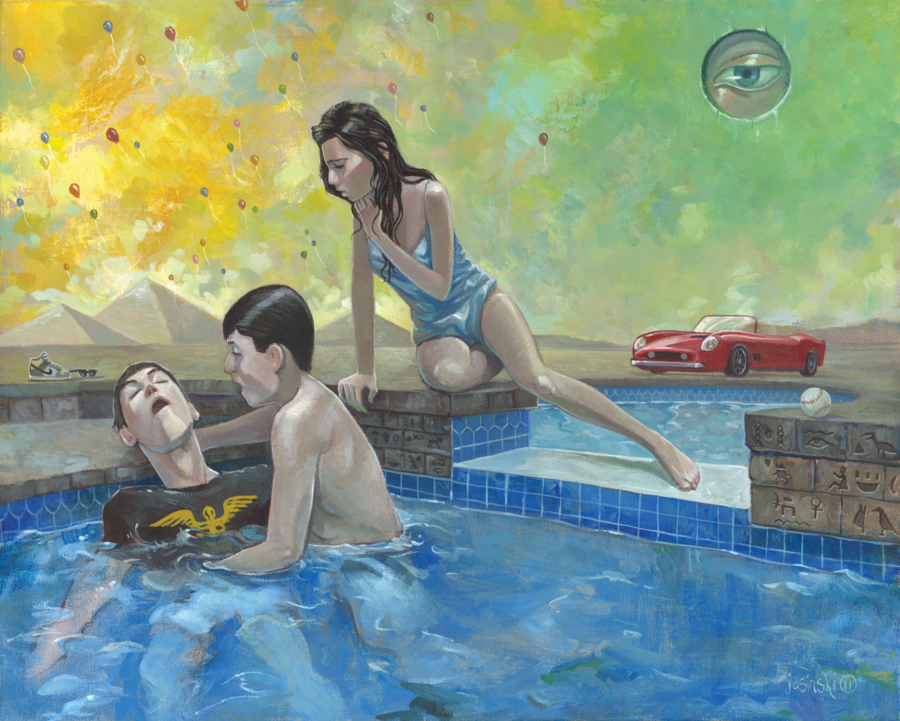 900x721 The Rebirth Of Cameron Frye By Jasinski - Ferris Buellers Day Off Painting