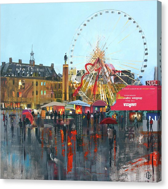 546x615 Ferris Wheel Painting By P.s. Art Studios - Ferris Wheel Painting