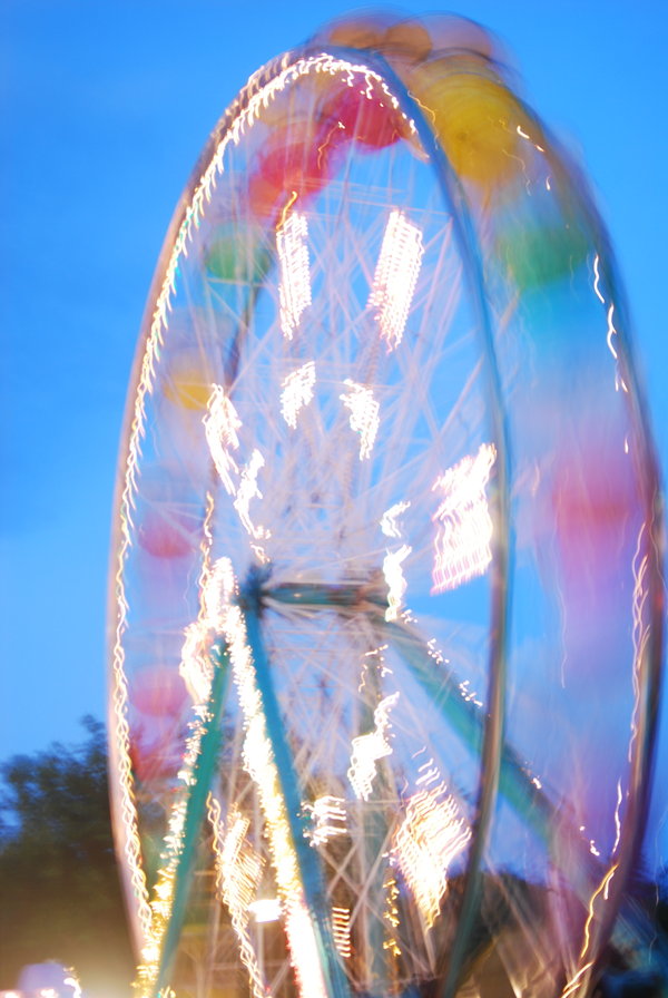 600x896 The Ferris Wheel By Prettyflour - Ferris Wheel Painting