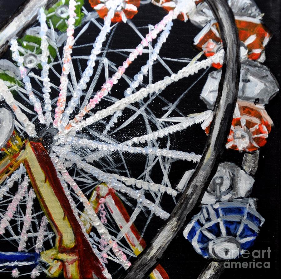 900x896 Cne Ferris Wheel Painting By April Cullen - Ferris Wheel Painting