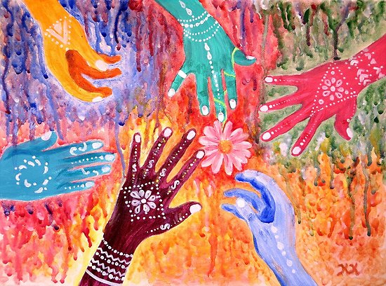 550x408 Holi - Festival Painting