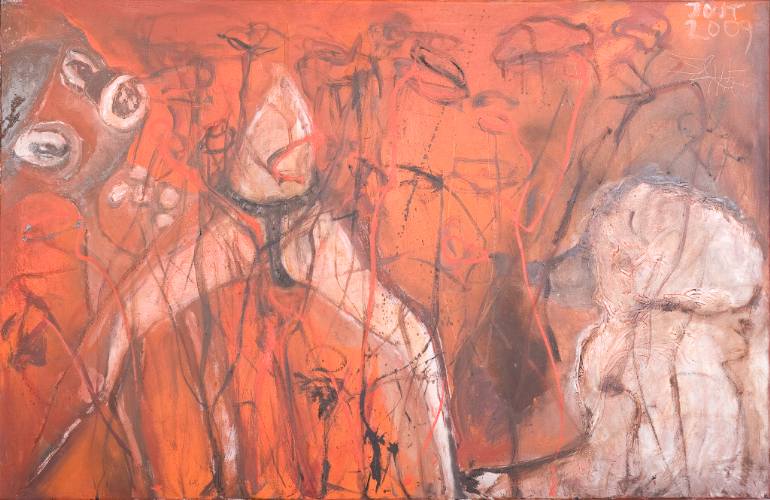 770x500 Saatchi Art Bambis Puberty ( Fetish) Painting By Friederike Just - Fetish Painting