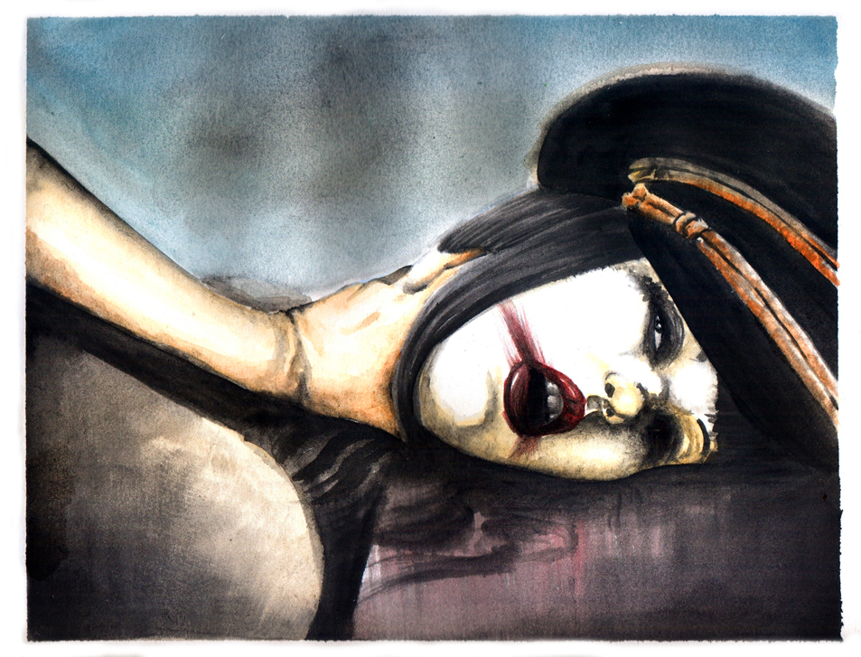 953x727 Violence Fetish. By Martina G - Fetish Painting