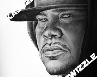 340x270 Fetty Wap Drawing Hiphop Art Messageinbox Me Your Email - Fetty Wap Painting