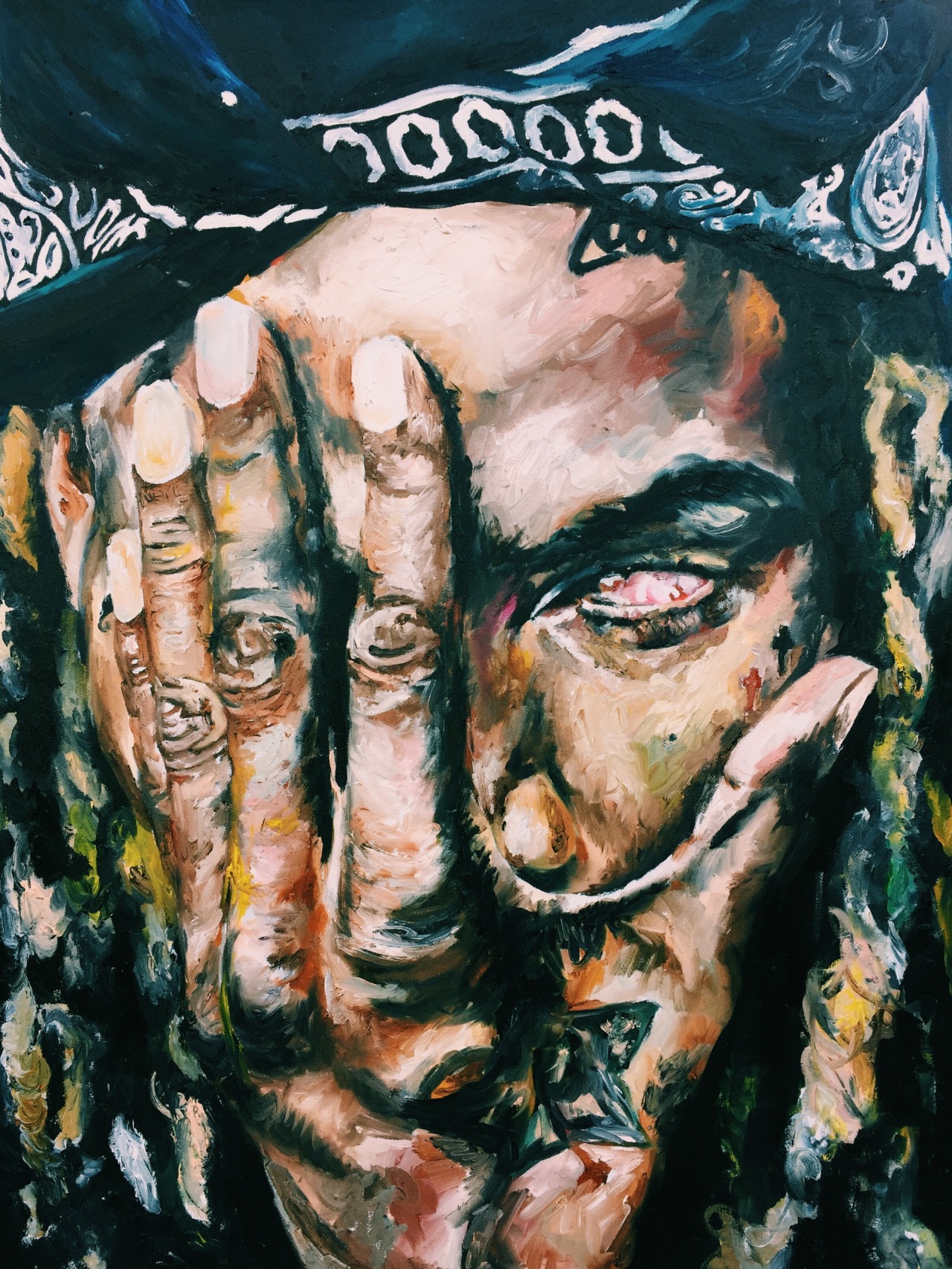 1280x1705 Mariella Angela - Fetty Wap Painting