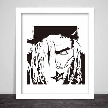 354x354 Fetty Wap Art Poster (3 Sizes) 2 1738 From Babes Amp Gents - Fetty Wap Painting