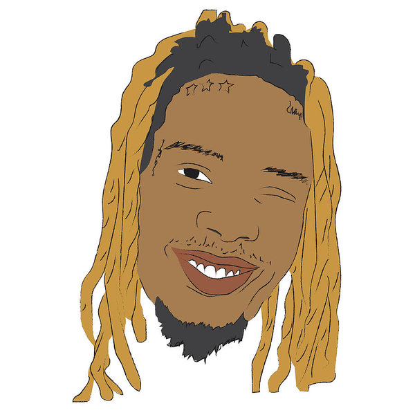 600x600 Fetty Wap Art Print By Trill Art - Fetty Wap Painting