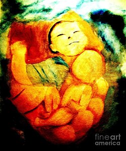 250x300 Fetus Paintings - Fetus Painting