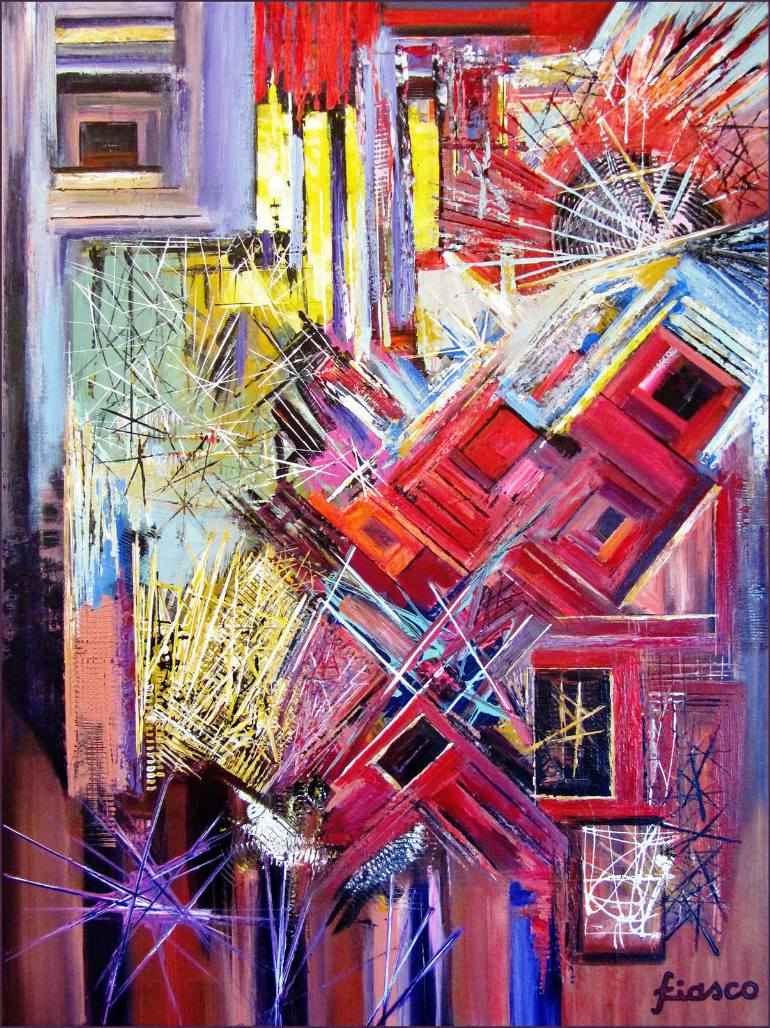 770x1028 Saatchi Art New York Incident Painting By Stef Fiasco - Fiasco Painting