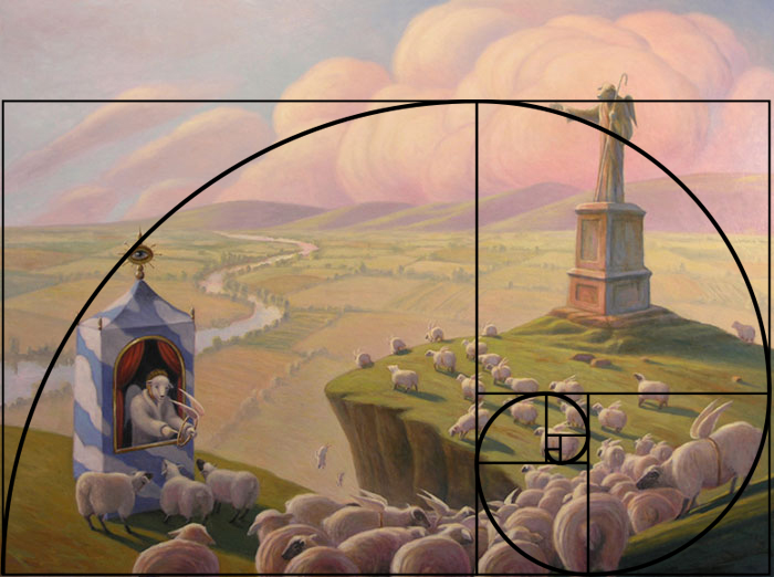 700x522 Color Thoery 42010 Scottwilliamsart's Blog - Fibonacci Painting