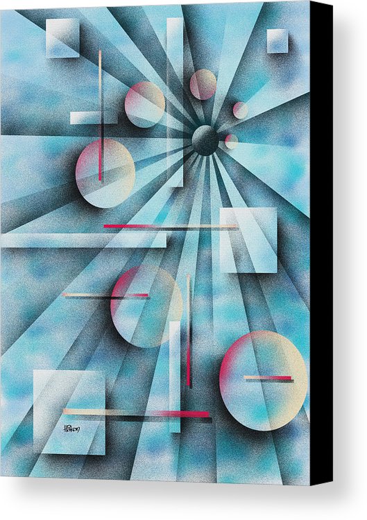 529x750 Shades Of Fibonacci Canvas Print Canvas Art By Hakon Soreide - Fibonacci Painting