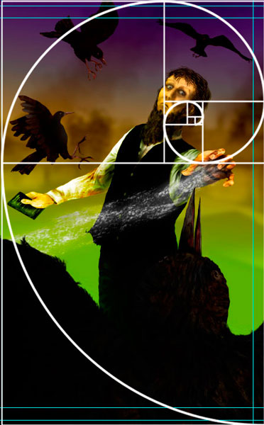 372x600 The Golden Ratio Or Fibonacci Spiral - Fibonacci Spiral Painting