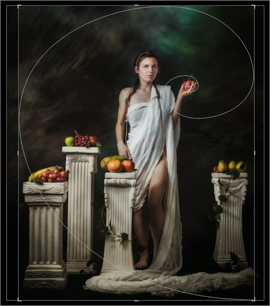 532x602 Fibonacci Assist Classical Composition Rule For A Classically - Fibonacci Spiral Painting