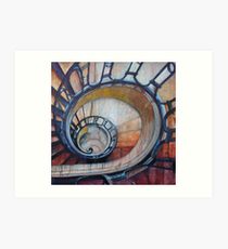 210x230 Fibonacci Spiral Painting Amp Mixed Media Art Prints Redbubble - Fibonacci Spiral Painting
