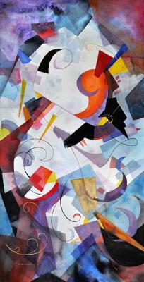 204x400 Witha Lacuesta - Fiddler On The Roof Painting