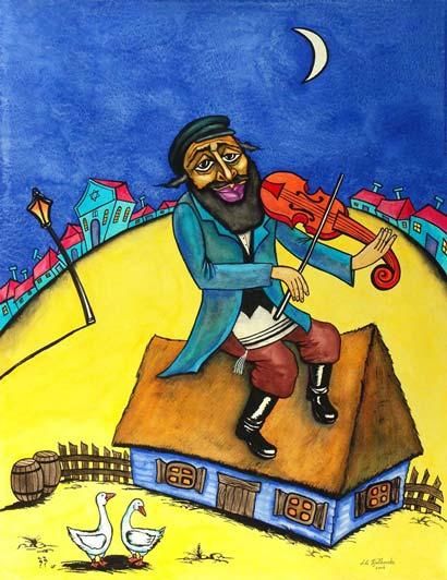 Fiddler On The Roof Painting at PaintingValley.com | Explore collection ...