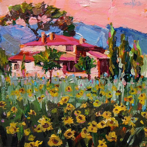 600x600 Patti Mollica - Field Of Dreams Painting