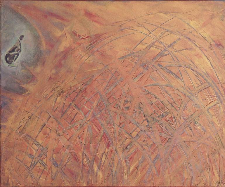 770x643 Saatchi Art Field Of Dreams Painting By Rana El Khatib - Field Of Dreams Painting