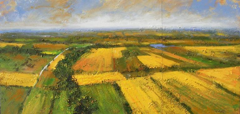 770x368 Saatchi Art Field Of Dreams Painting By Ivan Grozdanovski - Field Of Dreams Painting