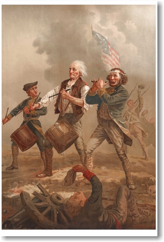 338x500 Yankee Doodle - Fife And Drum Painting