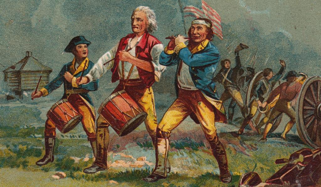 1024x597 Yankee Doodle - Fife And Drum Painting