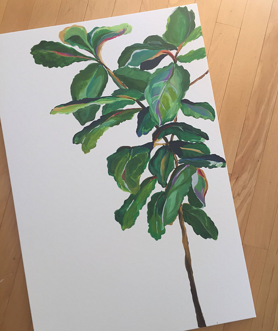 Fig Leaf Painting at Explore collection of Fig