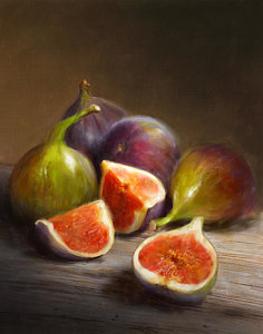 236x300 Figs Painting By Robert Papp - Fig Painting