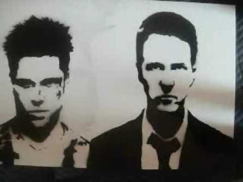 480x360 Spray Painting (Fight Club) - Fight Club Painting