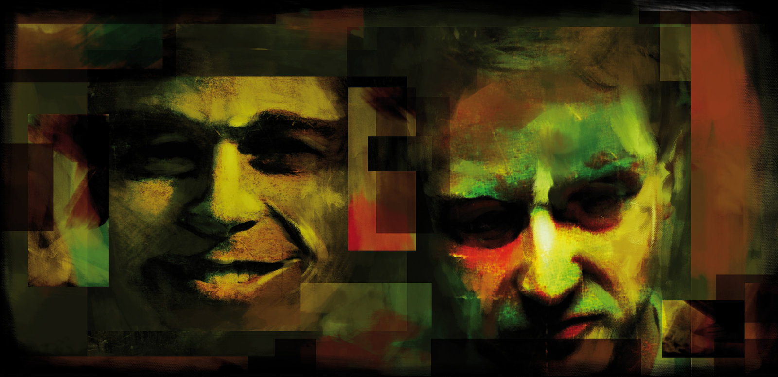 1600x776 Fight Club By Ckoehn - Fight Club Painting