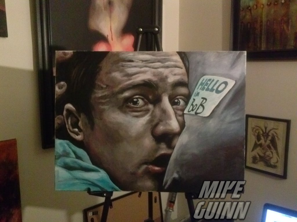 1024x768 Fight Club Painting By Mike Guinn By Stuntmanmike666 - Fight Club Painting