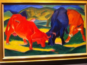 300x224 Day 9 Father And Son's Day Out. Debs And The City - Fighting Cows Painting