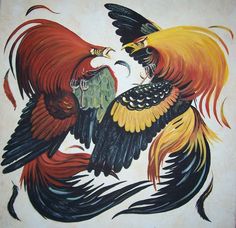 236x228 Gallery For Gt Fighting Rooster Painting Cool Pictures - Fighting Rooster Painting