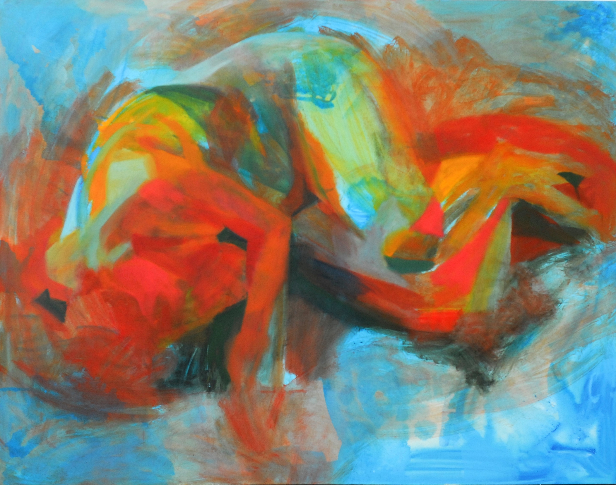 2104x1658 Oil Painting, Figure Painting, Philadelphia, Color And Light - Figure Ground Painting