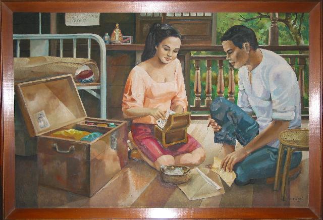 640x436 A Painting Of Philippine Culture - Filipino Painting