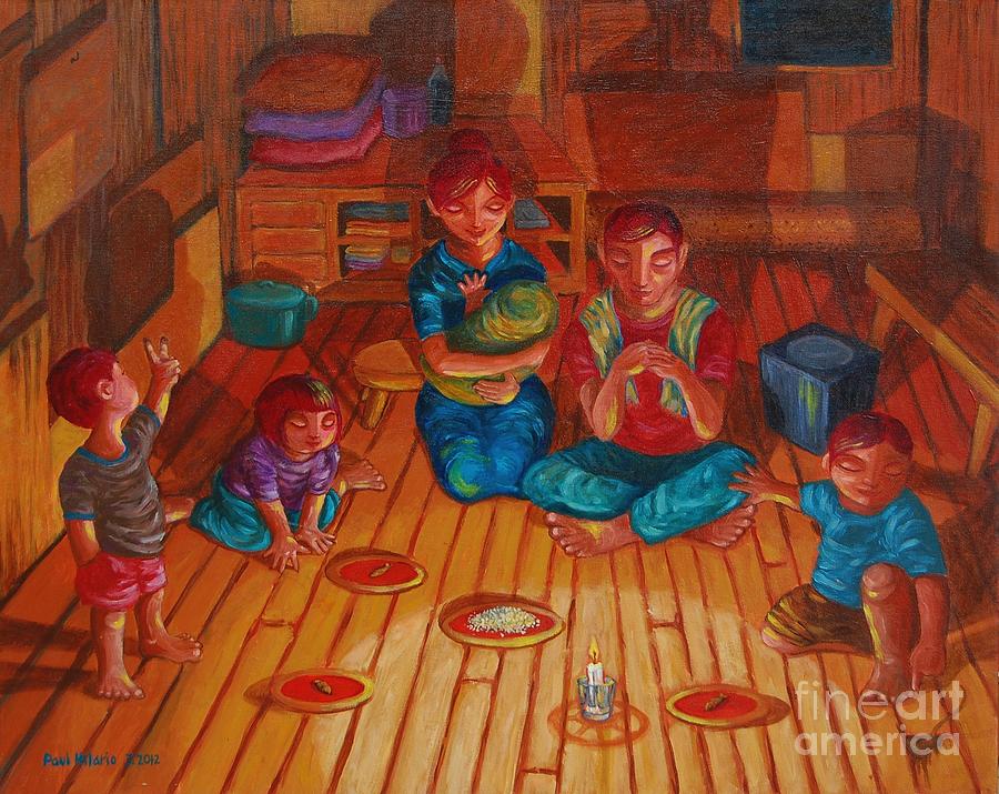 900x715 Busog Painting By Paul Hilario - Filipino Painting