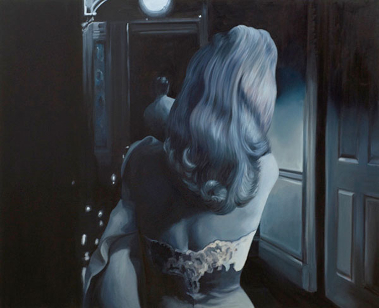 750x610 Love This! Paintings Inspired By Film Noir - Film Noir Painting