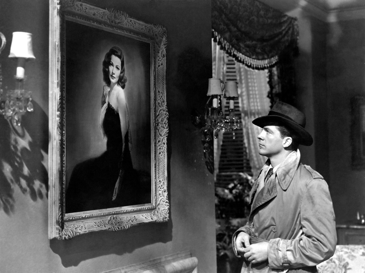1280x958 The Hypnotic Portrait Paintings Of Film Noir - Film Noir Painting